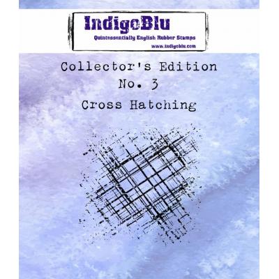 IndigoBlu Rubber Stamp - Cross Hatching